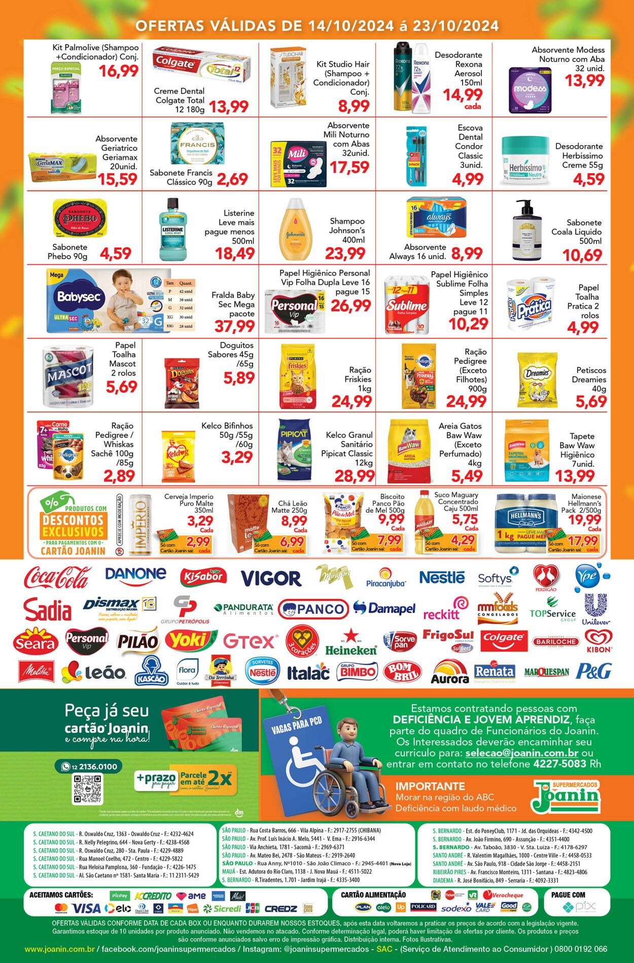 Folheto Supermercados Joanin 16.10.2024 - 10.11.2024