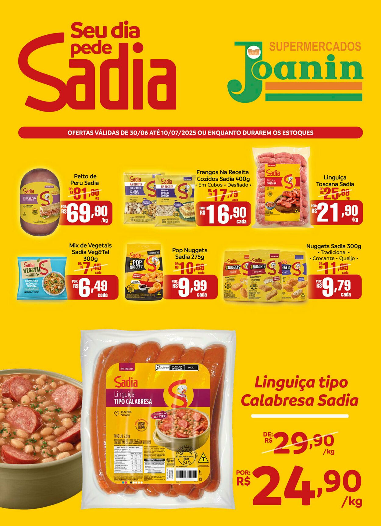 Folheto Supermercados Joanin 30.06.2025 - 10.07.2025