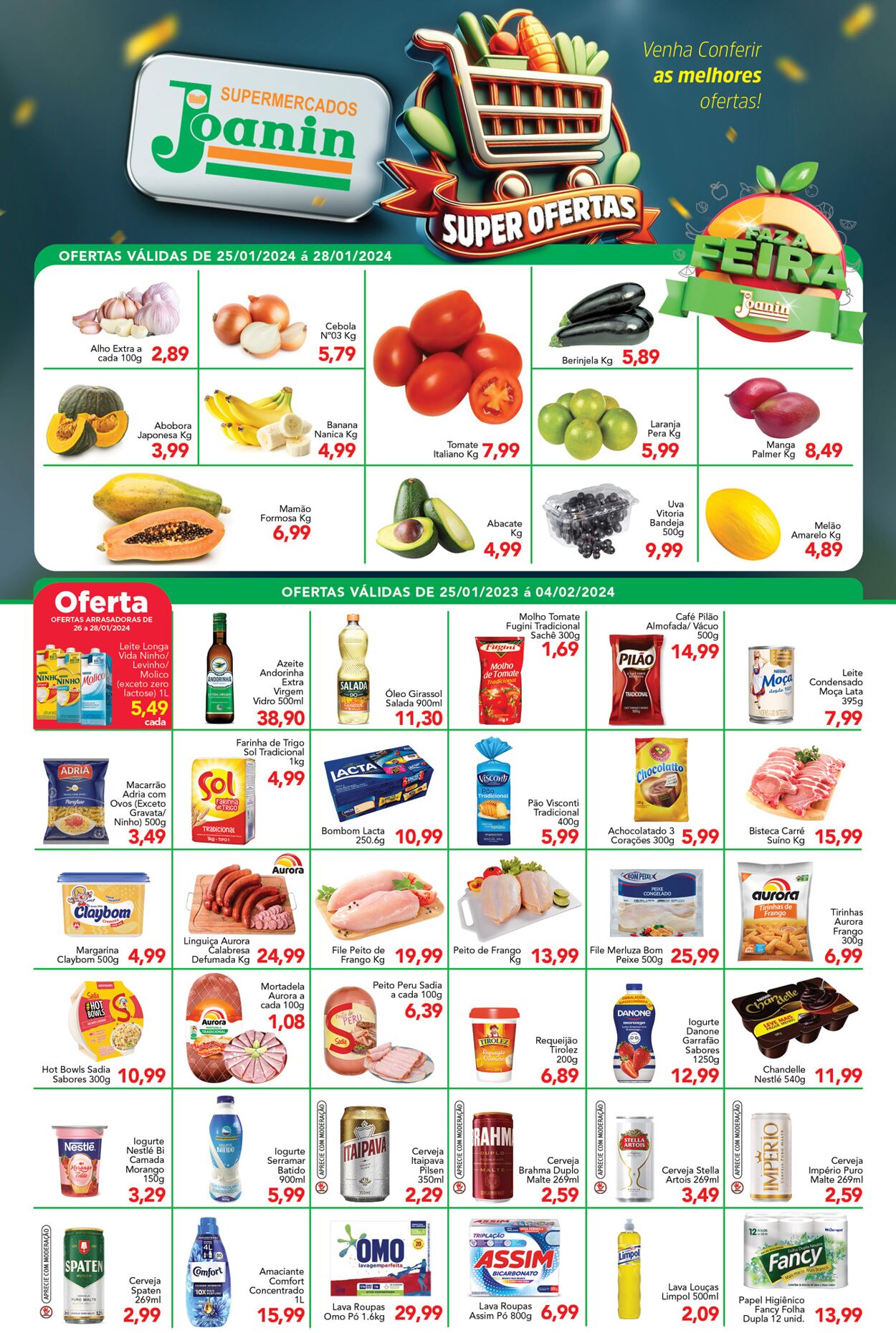 Folheto Supermercados Joanin 25.01.2024 - 04.02.2024