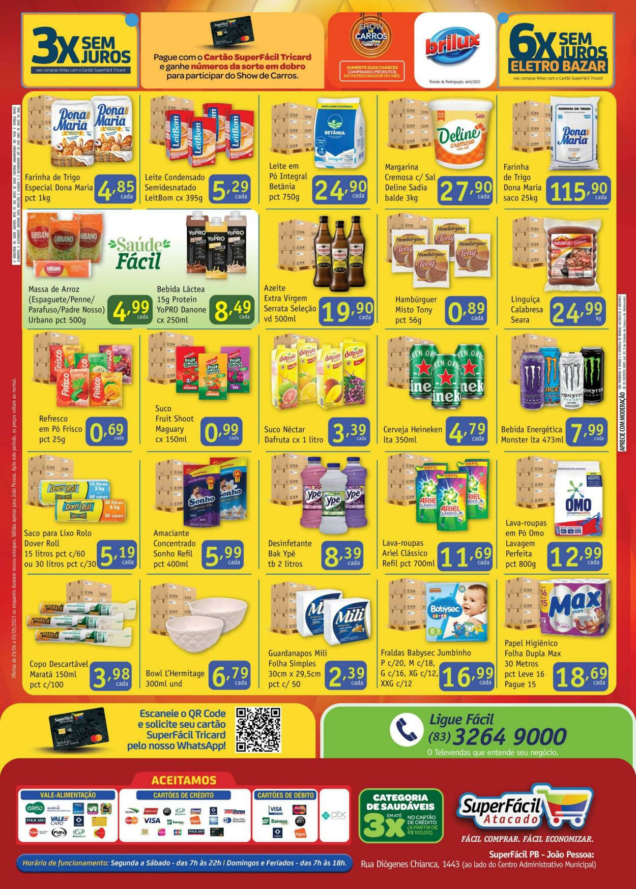 Folheto Supermercados Nordestão 29.04.2023 - 03.05.2023