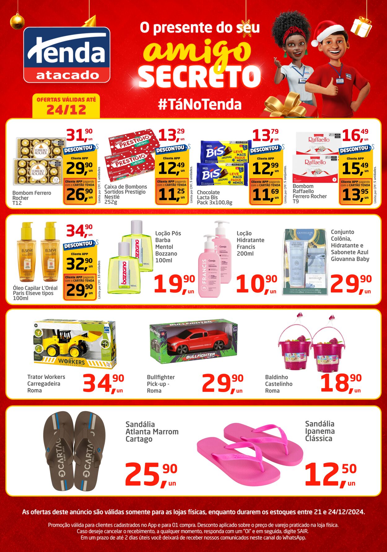 Folheto Tenda Atacado 21.12.2024 - 24.12.2024