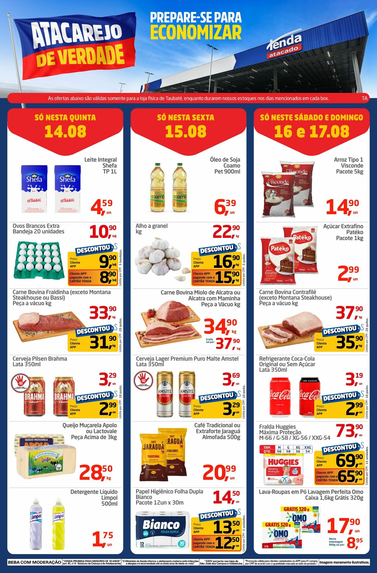 Folheto Tenda Atacado 14.08.2025 - 17.08.2025