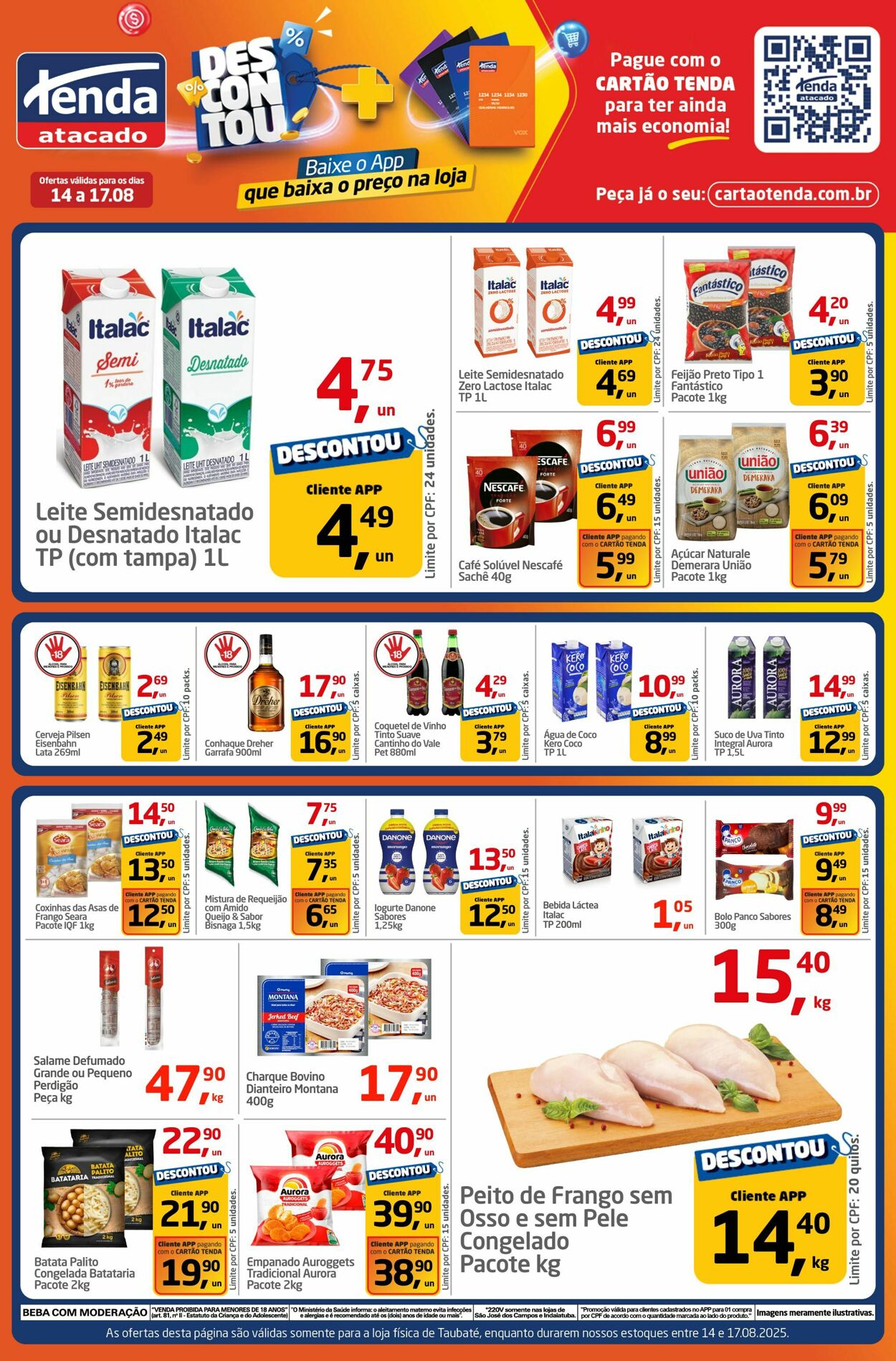 Folheto Tenda Atacado 14.08.2025 - 17.08.2025