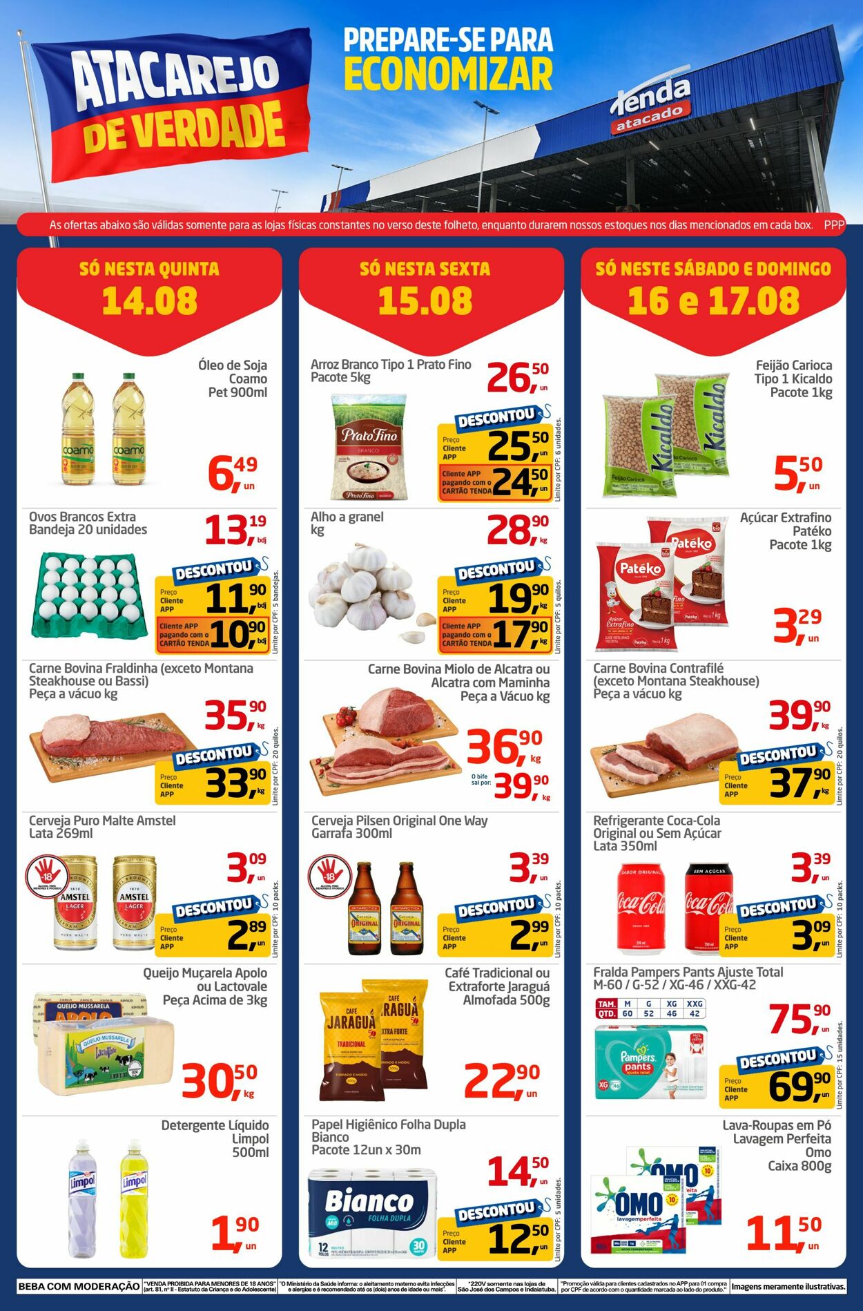 Folheto Tenda Atacado 14.08.2025 - 17.08.2025