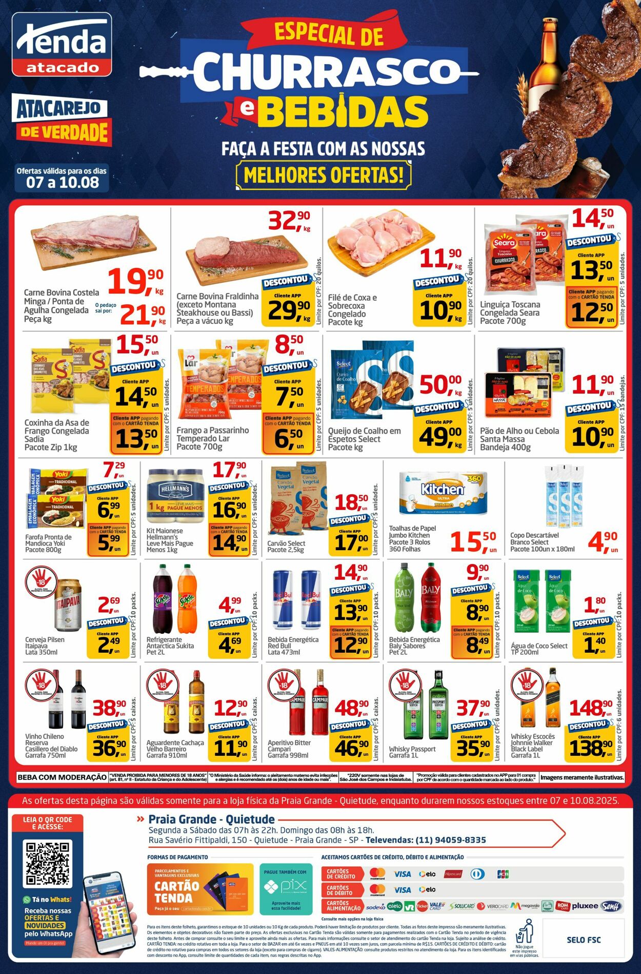 Folheto Tenda Atacado 07.08.2025 - 10.08.2025