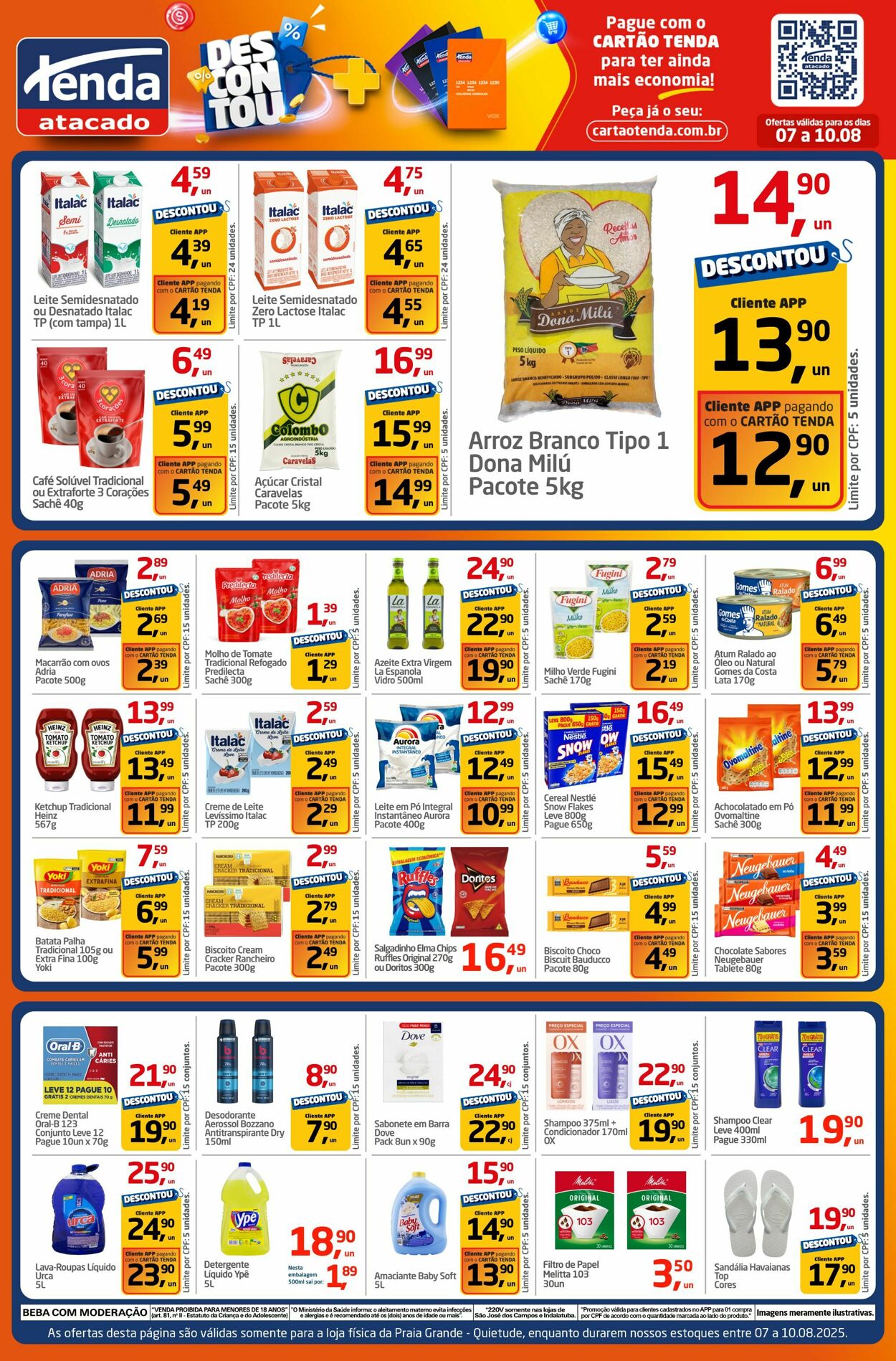 Folheto Tenda Atacado 07.08.2025 - 10.08.2025