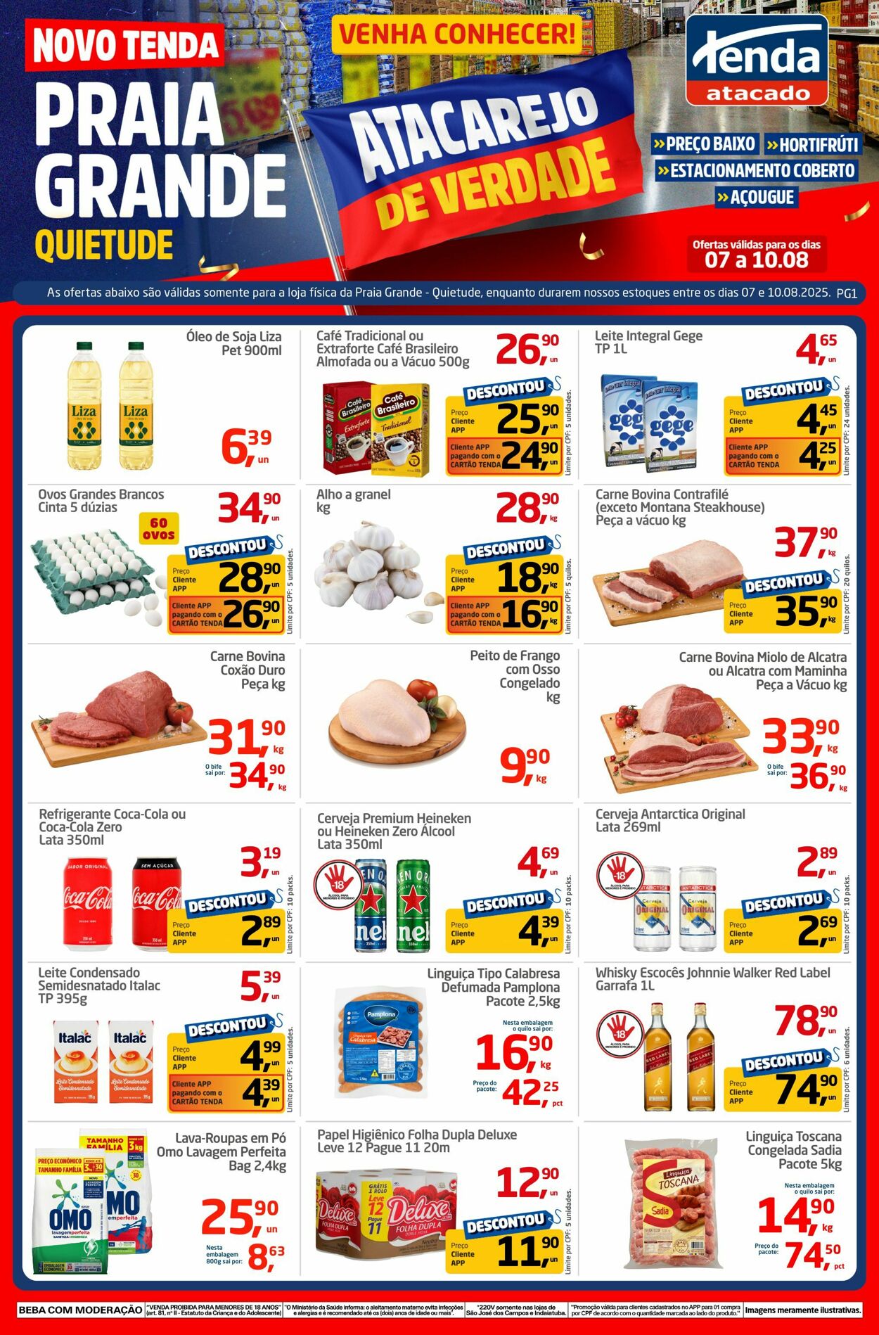 Folheto Tenda Atacado 07.08.2025 - 10.08.2025