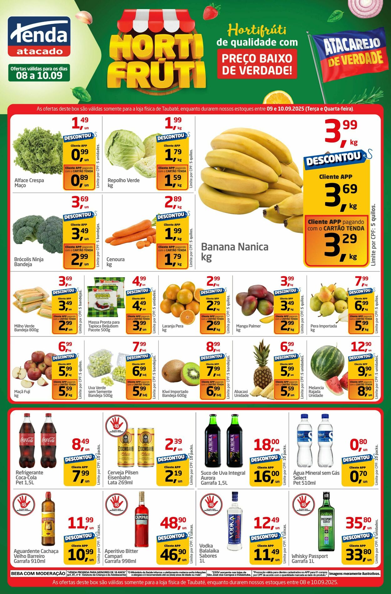 Folheto Tenda Atacado 08.09.2025 - 10.09.2025