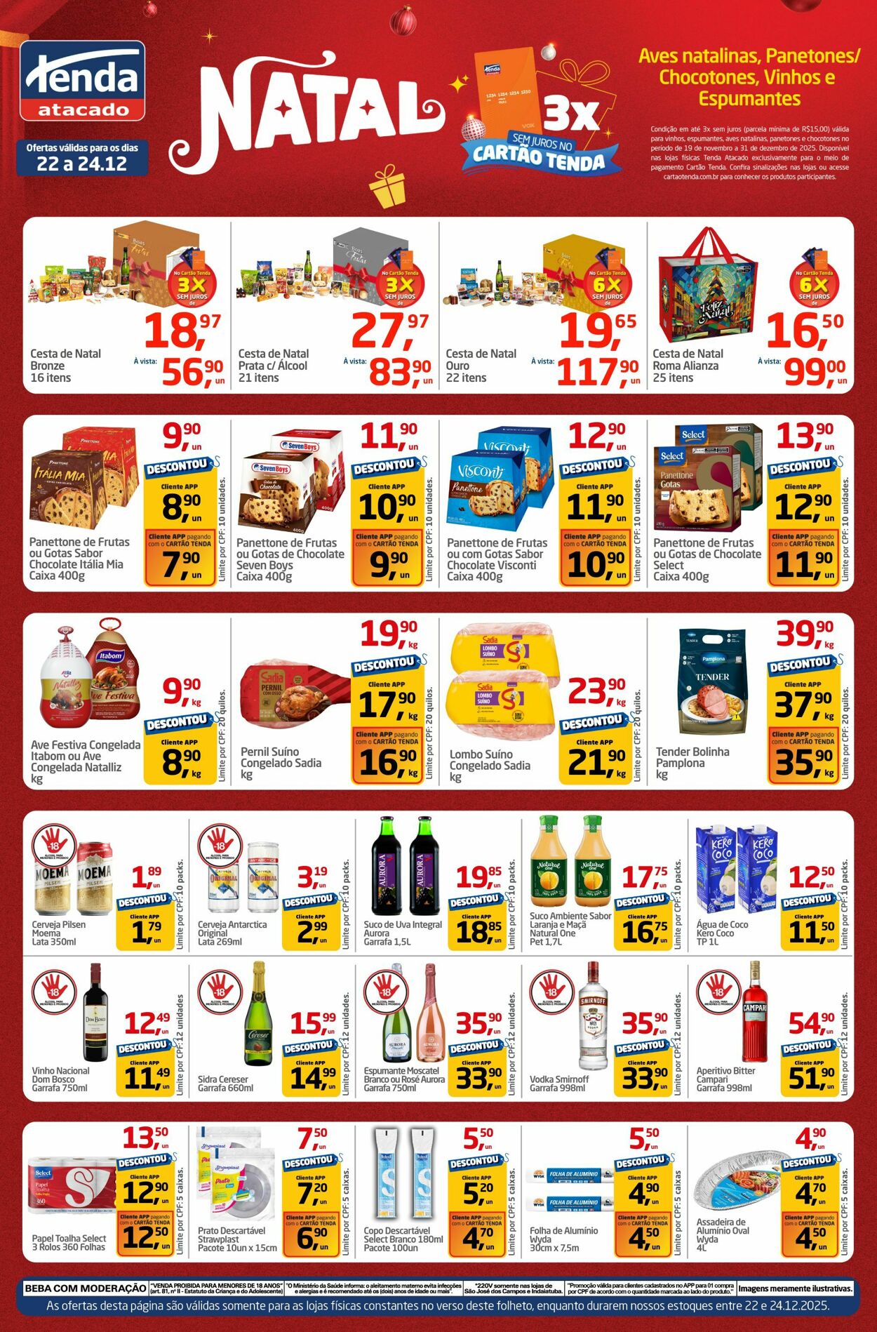 Folheto Tenda Atacado 22.12.2025 - 24.12.2025