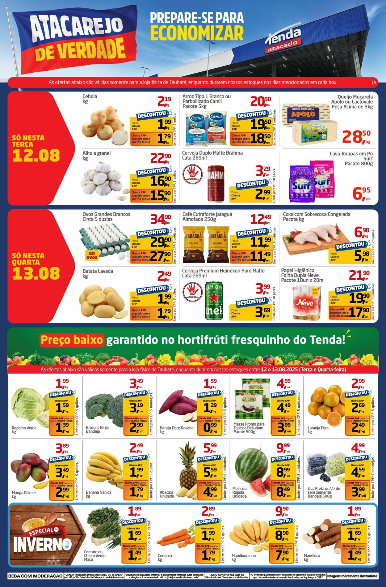 Folheto Tenda Atacado 12.08.2025 - 13.08.2025
