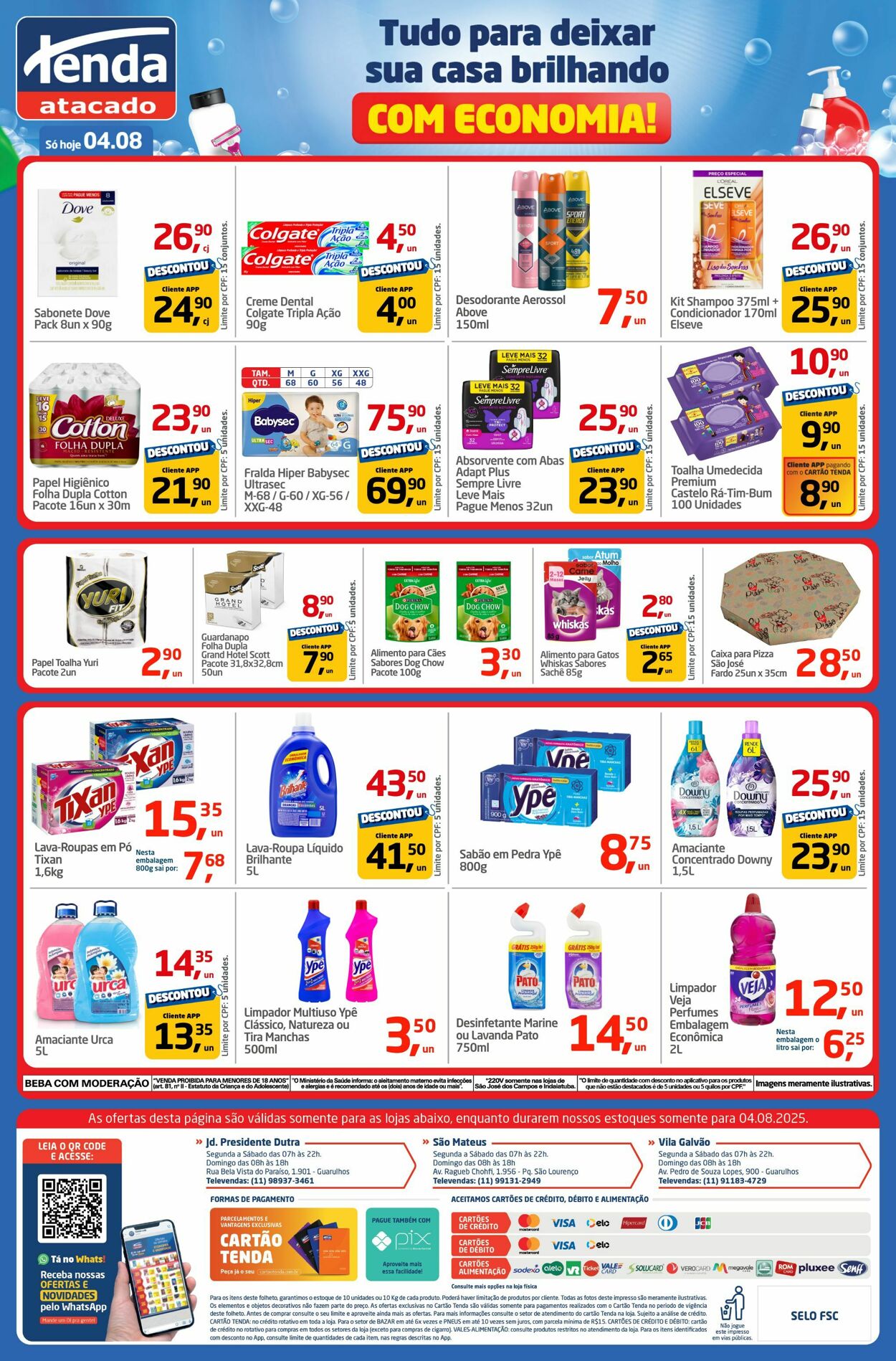 Folheto Tenda Atacado 04.08.2025 - 04.08.2025