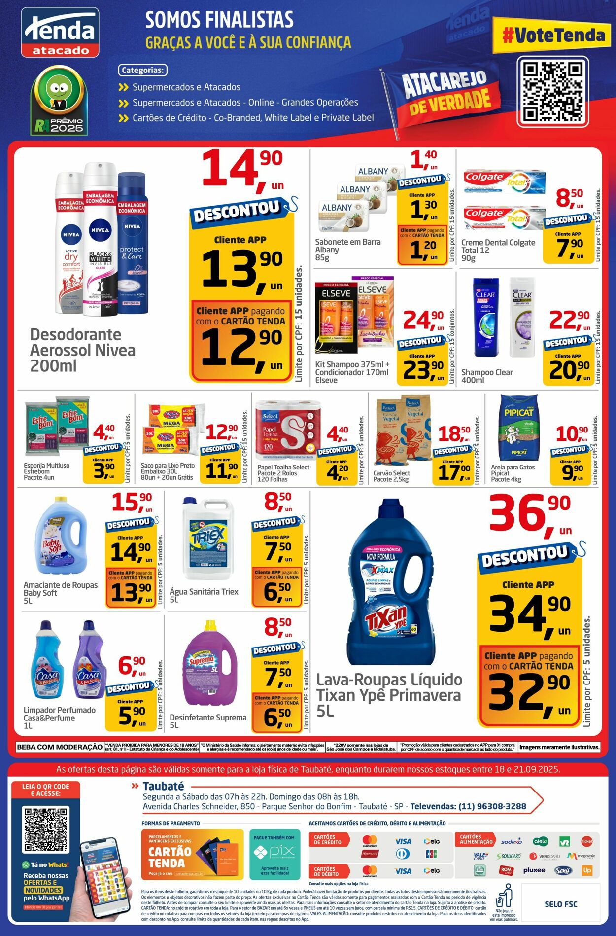 Folheto Tenda Atacado 18.09.2025 - 21.09.2025
