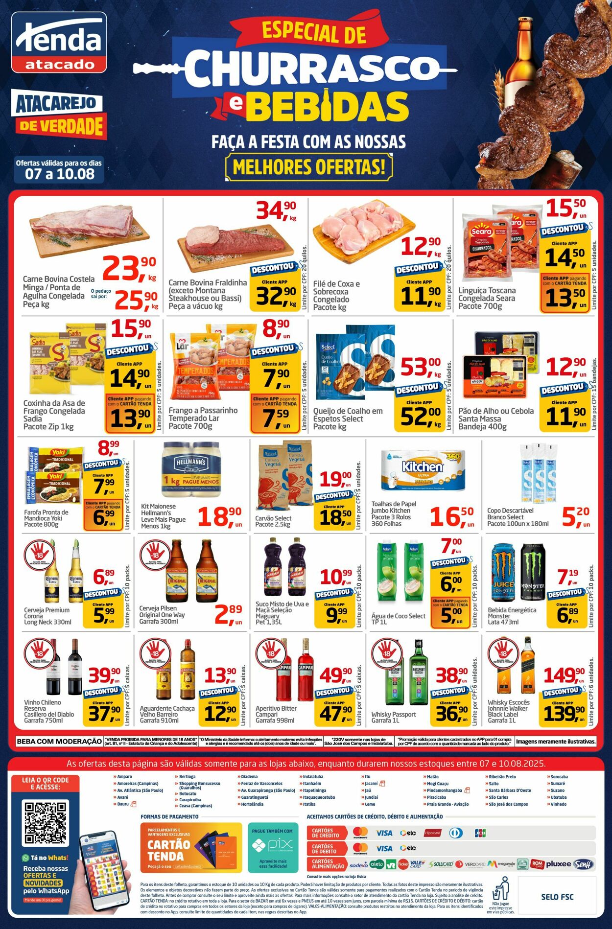 Folheto Tenda Atacado 07.08.2025 - 10.08.2025