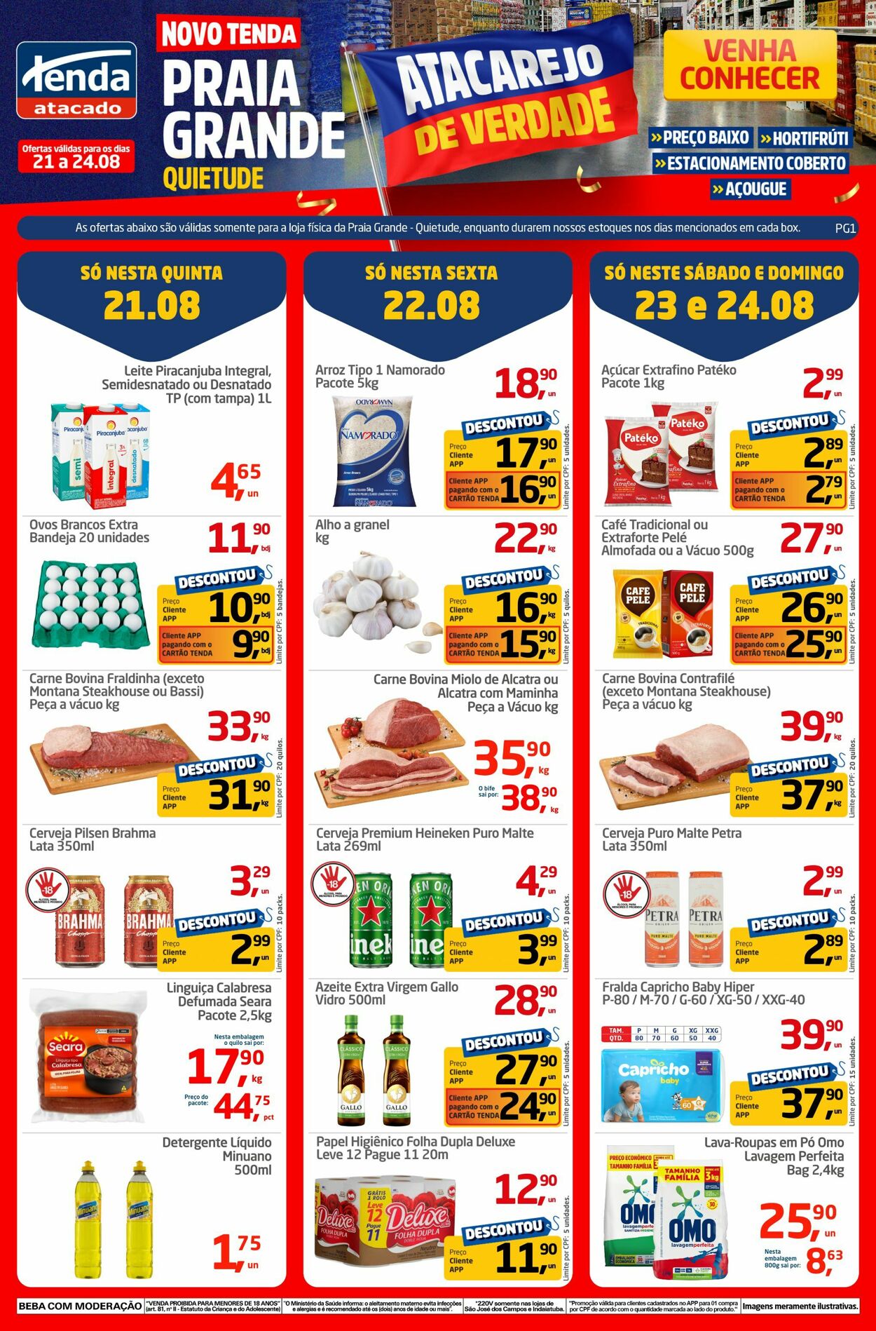 Folheto Tenda Atacado 21.08.2025 - 24.08.2025