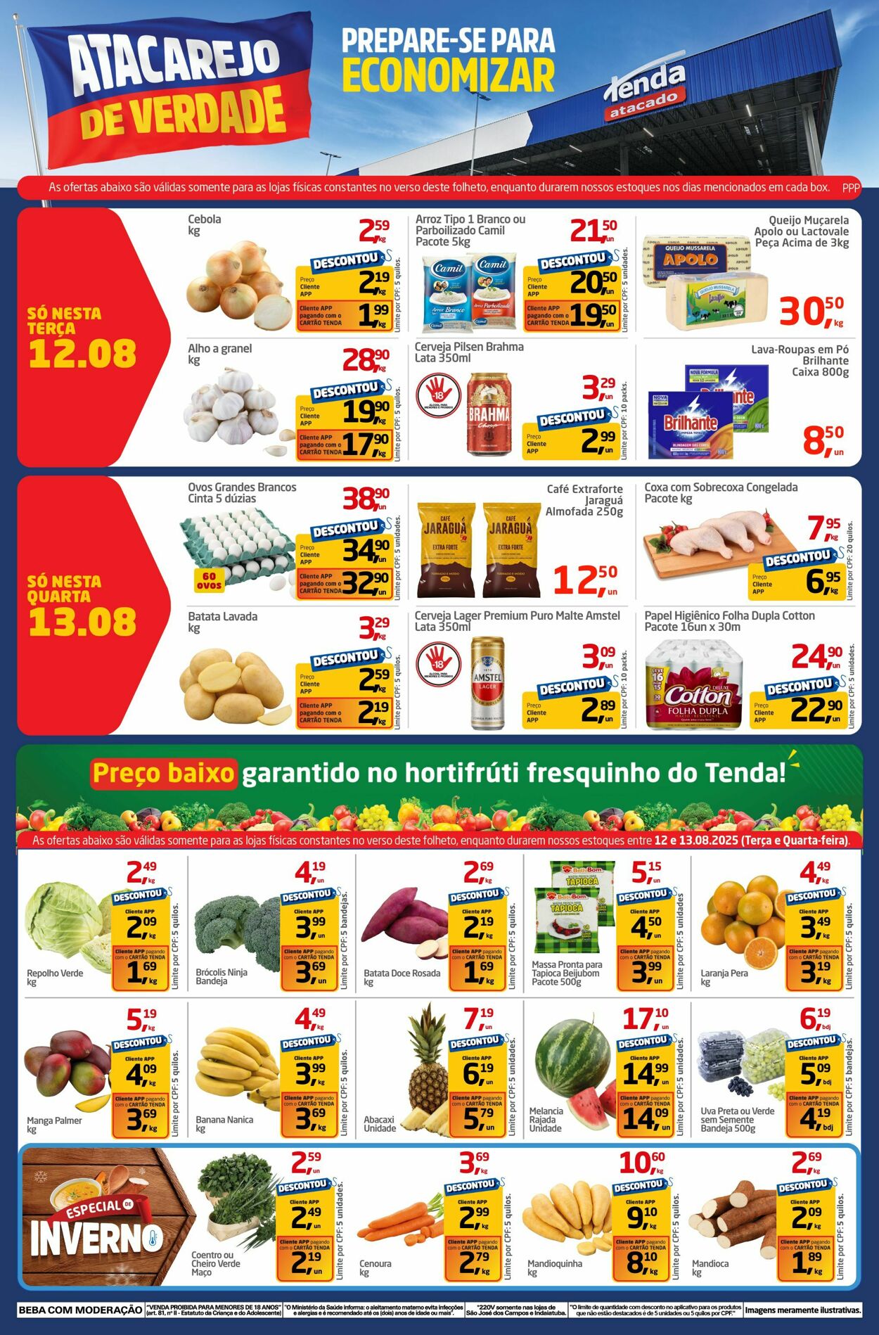 Folheto Tenda Atacado 12.08.2025 - 13.08.2025