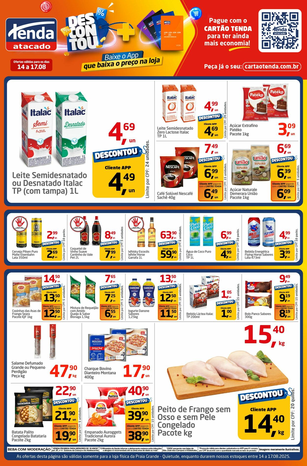 Folheto Tenda Atacado 14.08.2025 - 17.08.2025