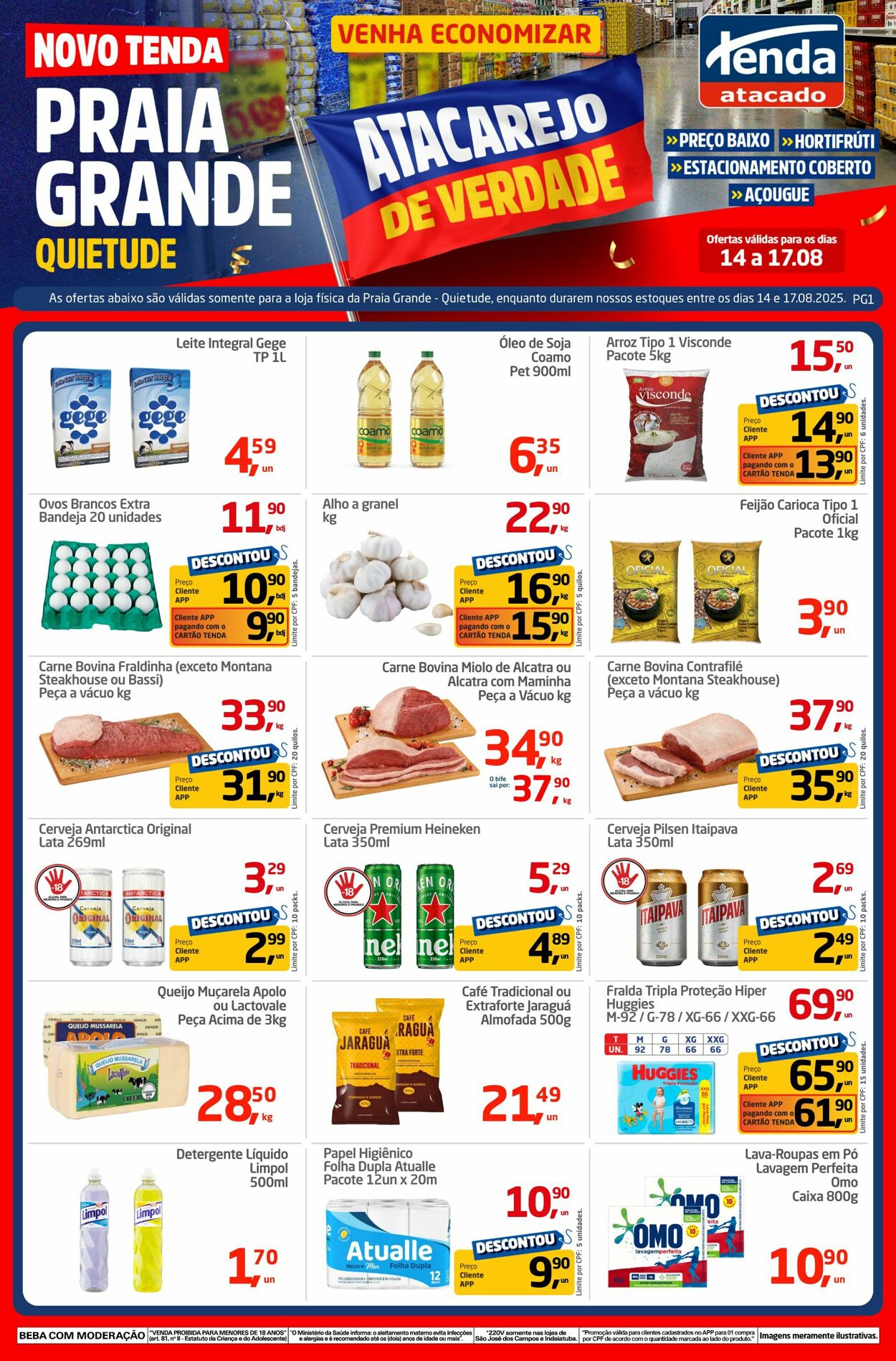 Folheto Tenda Atacado 14.08.2025 - 17.08.2025