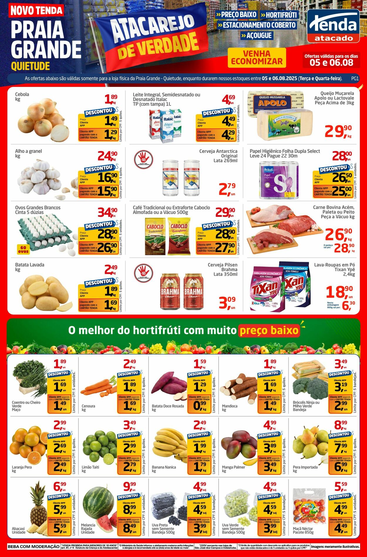 Folheto Tenda Atacado 05.08.2025 - 06.08.2025