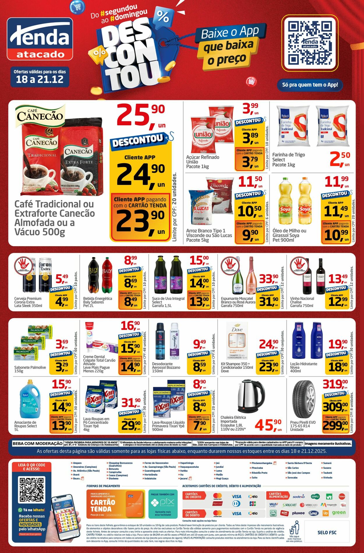 Folheto Tenda Atacado 18.12.2025 - 21.12.2025