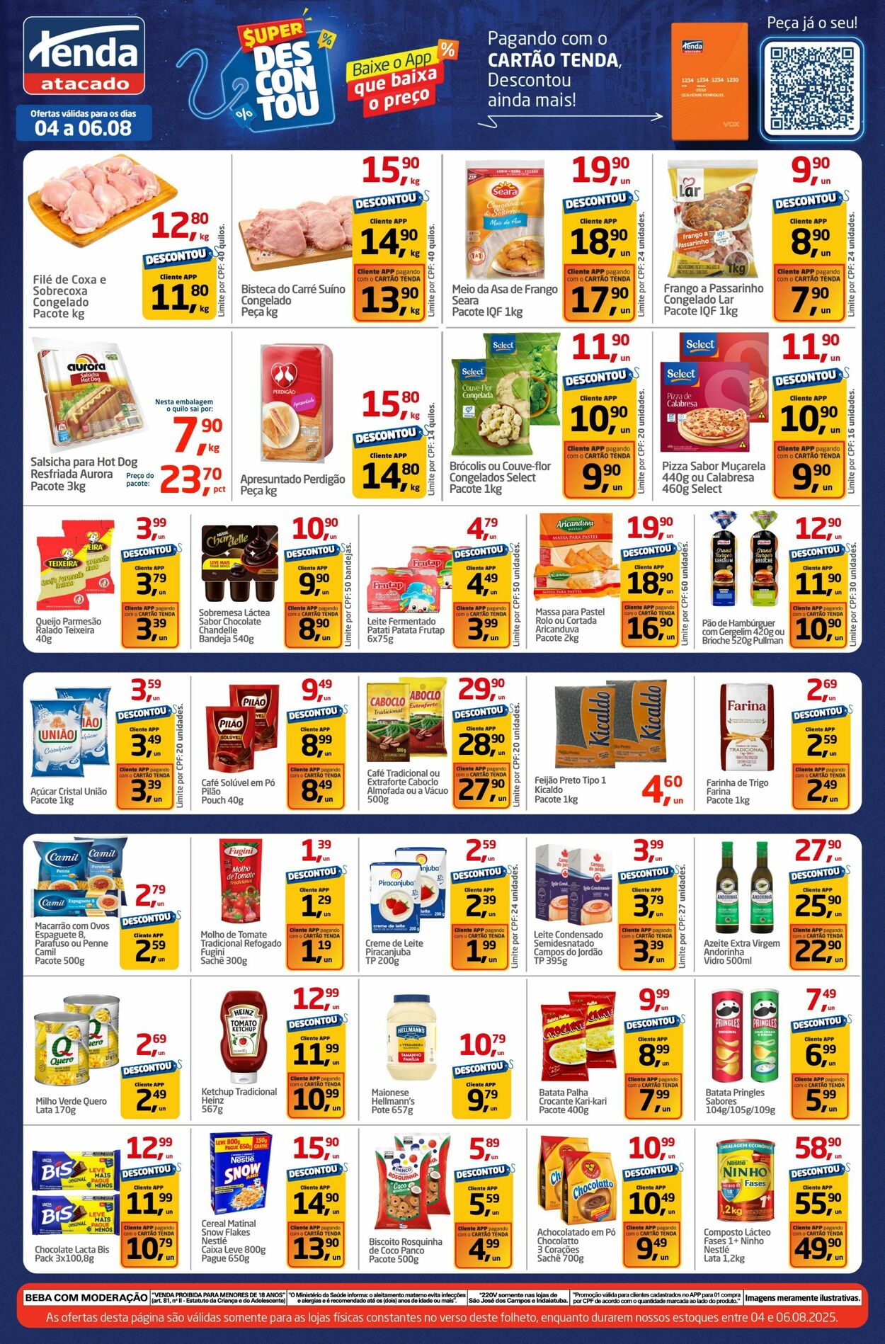 Folheto Tenda Atacado 04.08.2025 - 06.08.2025