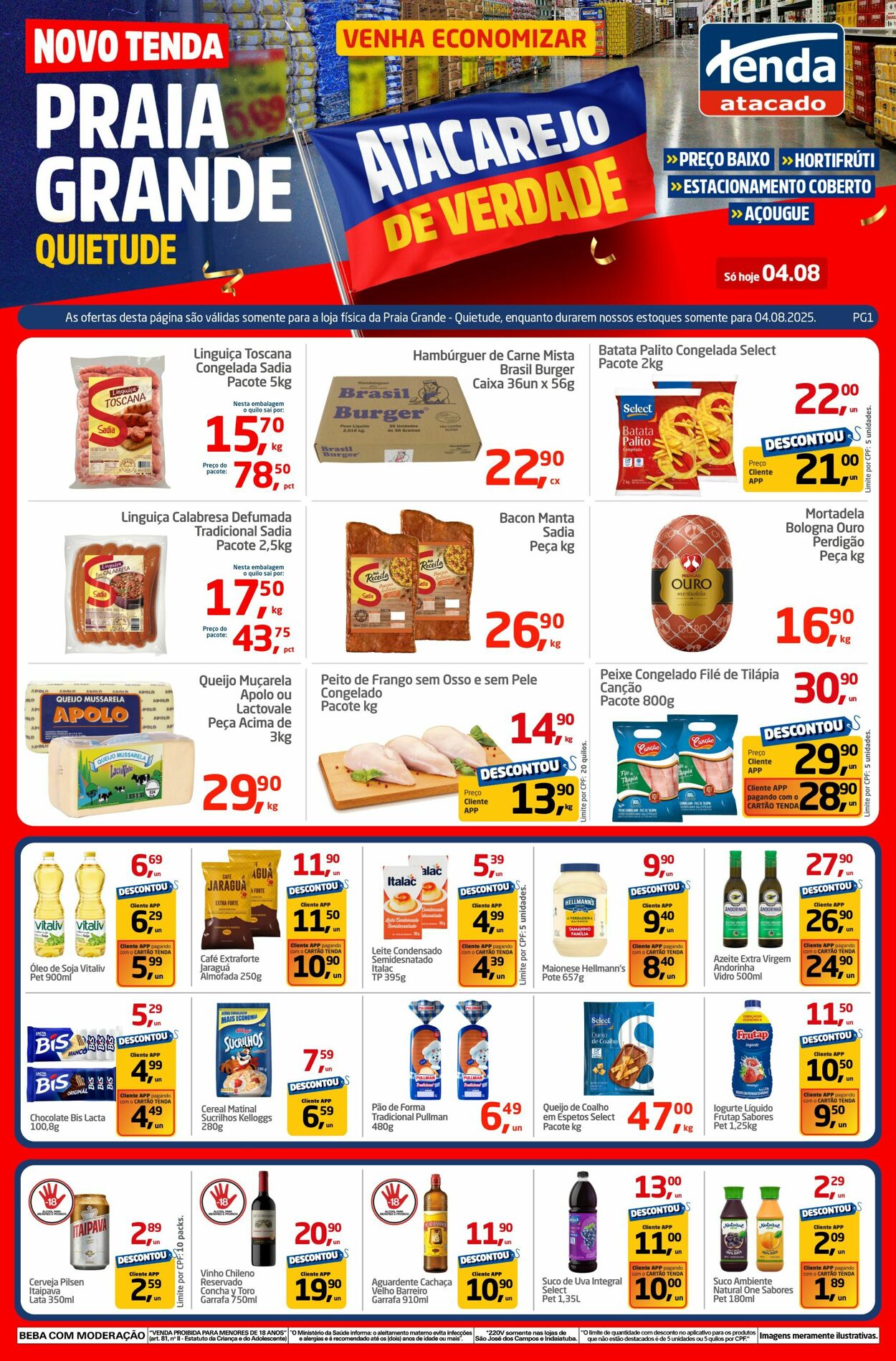 Folheto Tenda Atacado 04.08.2025 - 04.08.2025