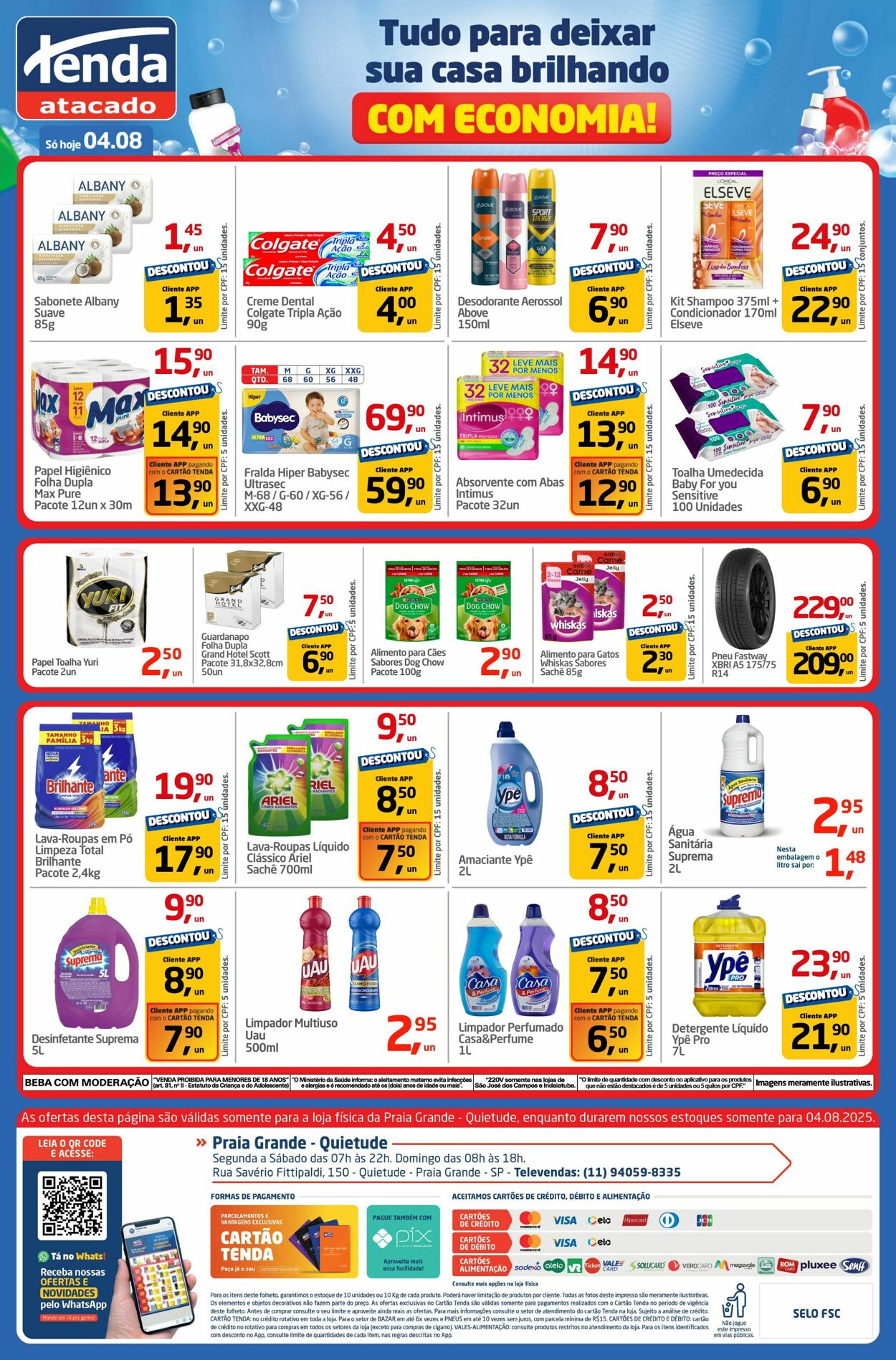 Folheto Tenda Atacado 04.08.2025 - 04.08.2025