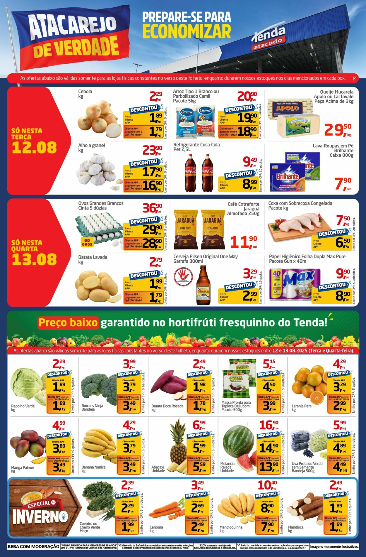 Folheto Tenda Atacado 12.08.2025 - 13.08.2025