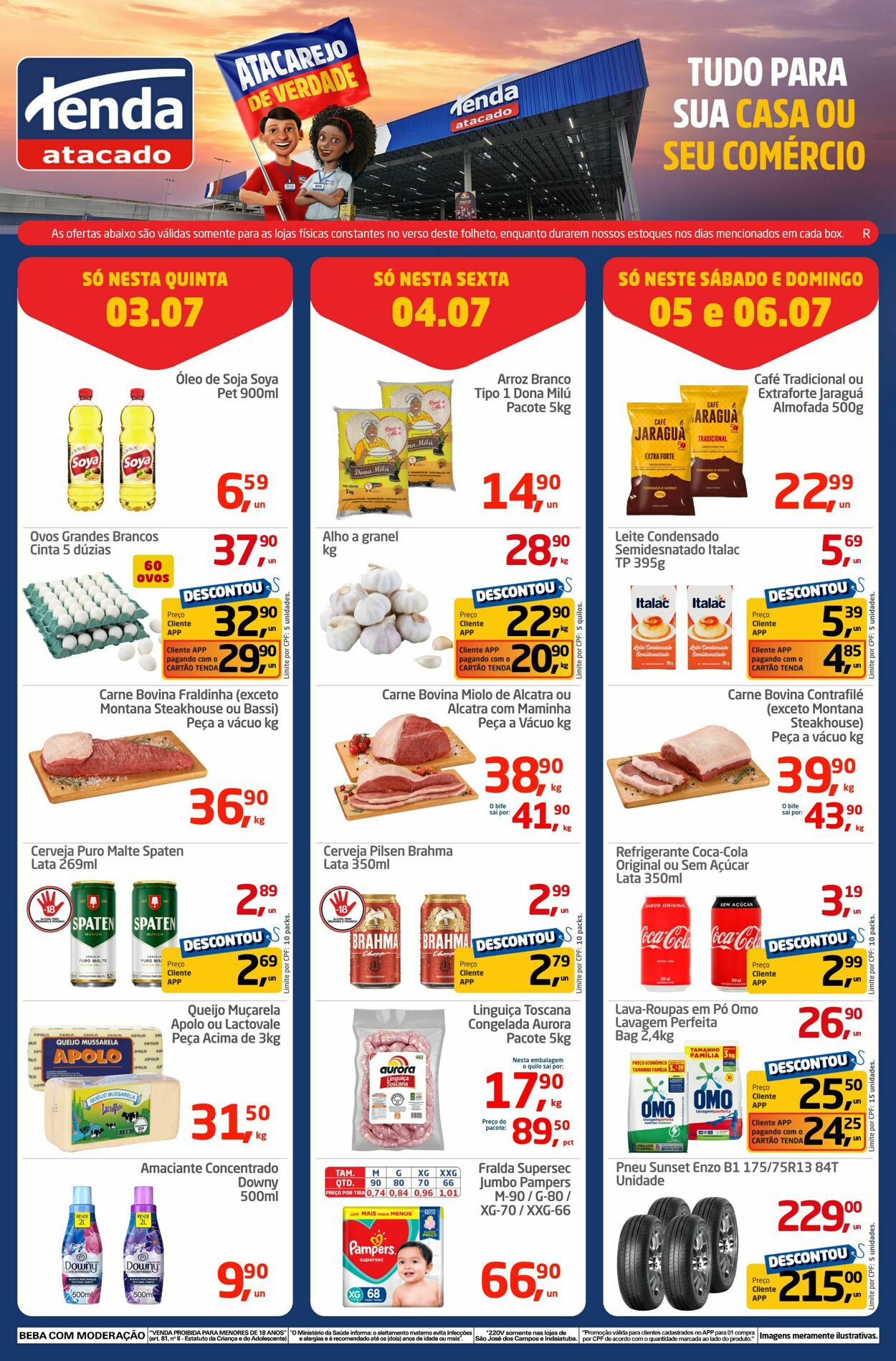 Folheto Tenda Atacado 03.07.2025 - 06.07.2025