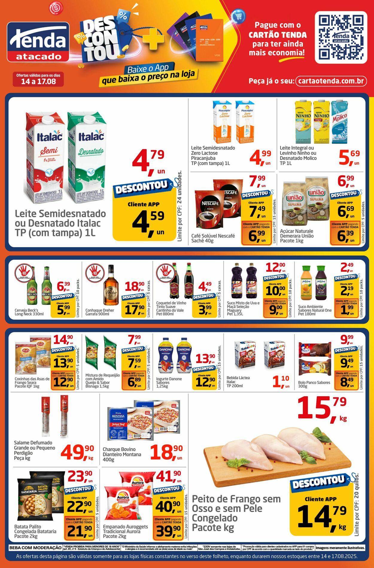 Folheto Tenda Atacado 14.08.2025 - 17.08.2025