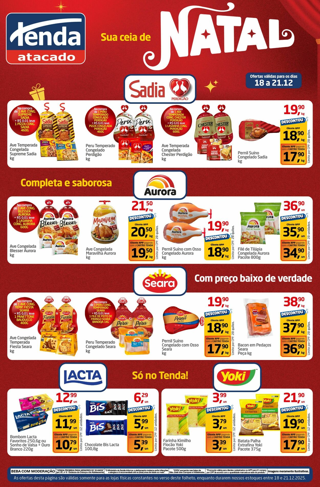 Folheto Tenda Atacado 18.12.2025 - 21.12.2025