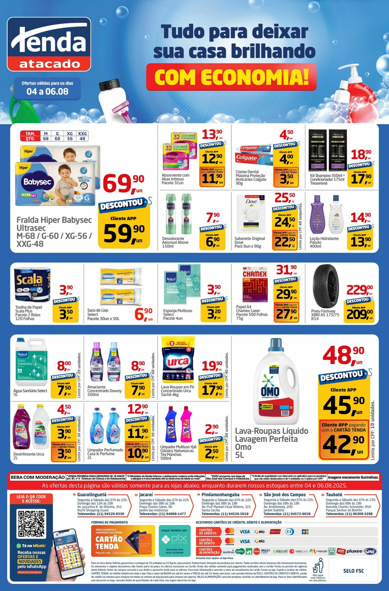 Folheto Tenda Atacado 04.08.2025 - 06.08.2025
