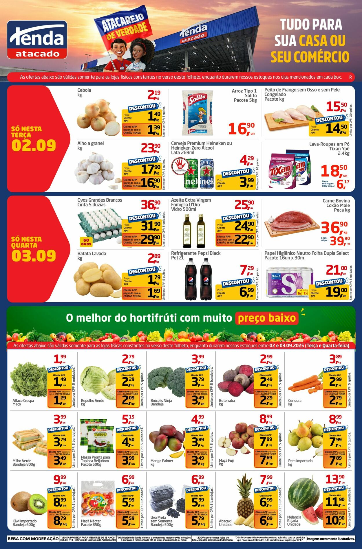 Folheto Tenda Atacado 02.09.2025 - 03.09.2025