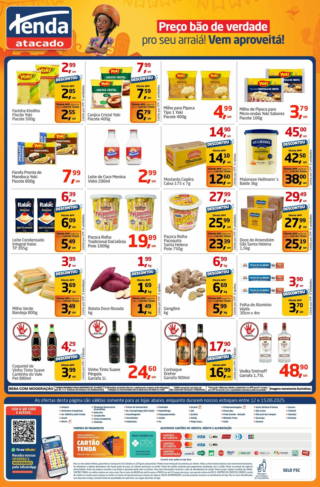 Folheto Tenda Atacado 12.06.2025 - 15.06.2025