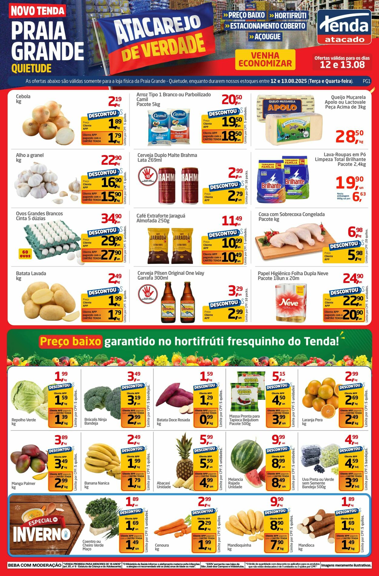 Folheto Tenda Atacado 12.08.2025 - 13.08.2025