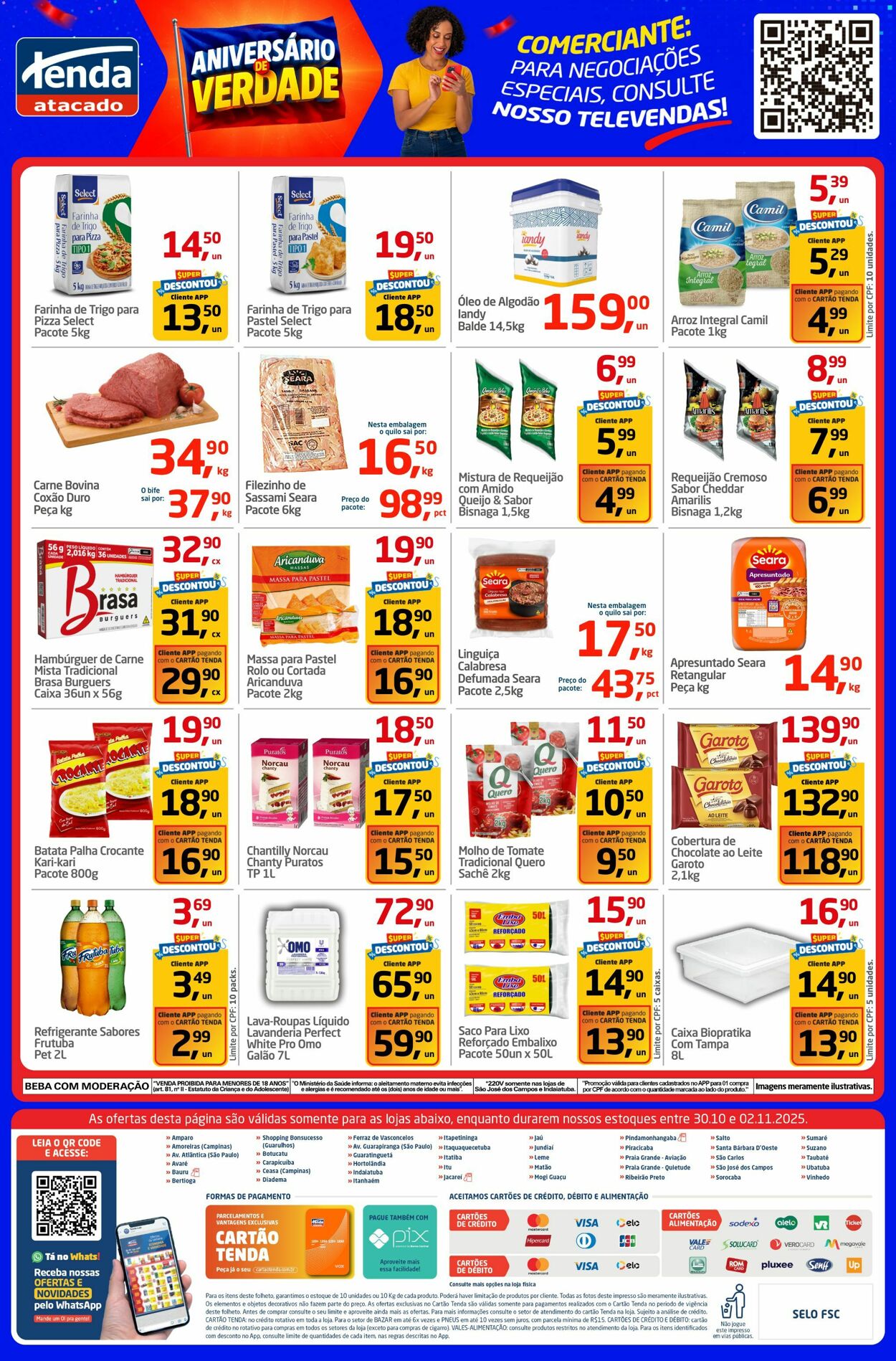Folheto Tenda Atacado 30.10.2025 - 02.11.2025