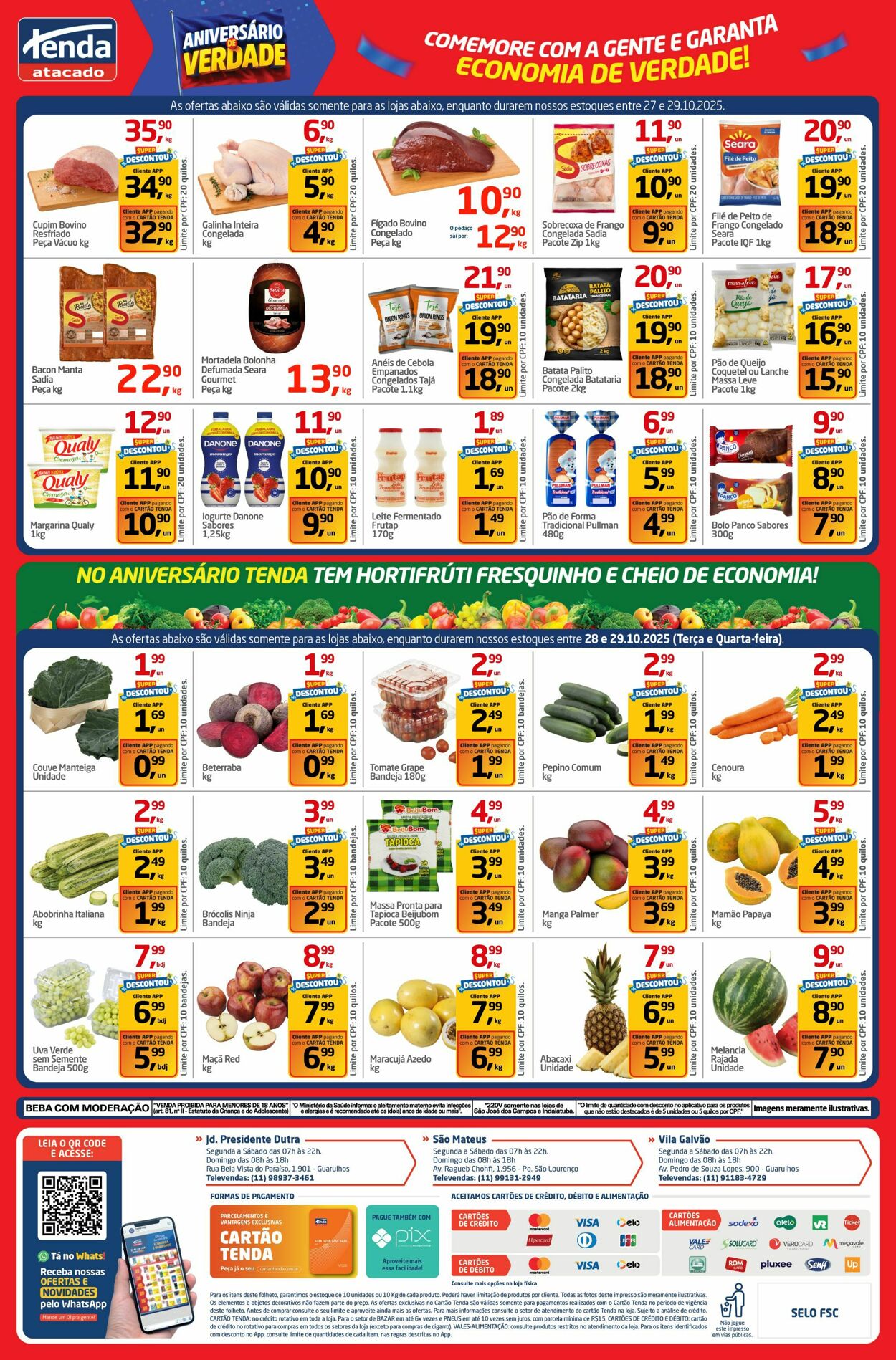Folheto Tenda Atacado 27.10.2025 - 29.10.2025