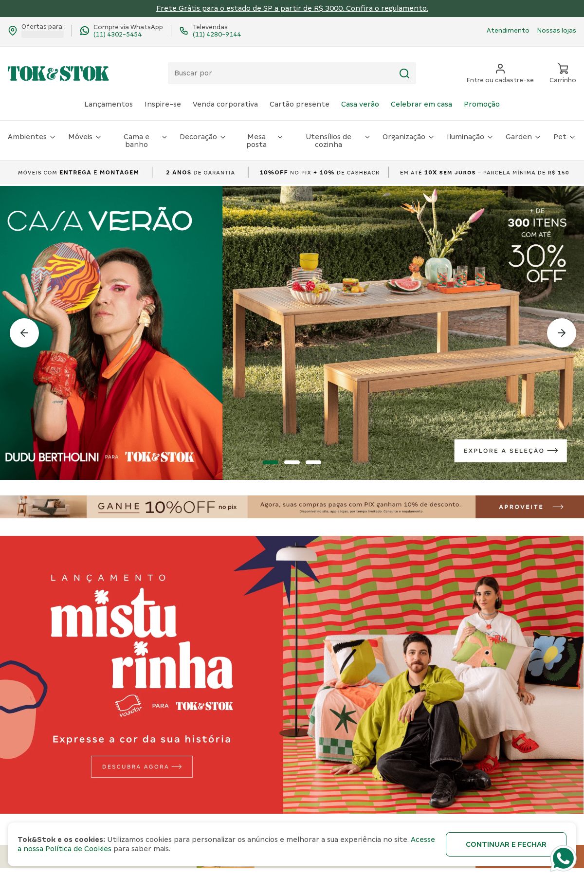 Folheto Tok&Stok 27.10.2025 - 05.11.2025
