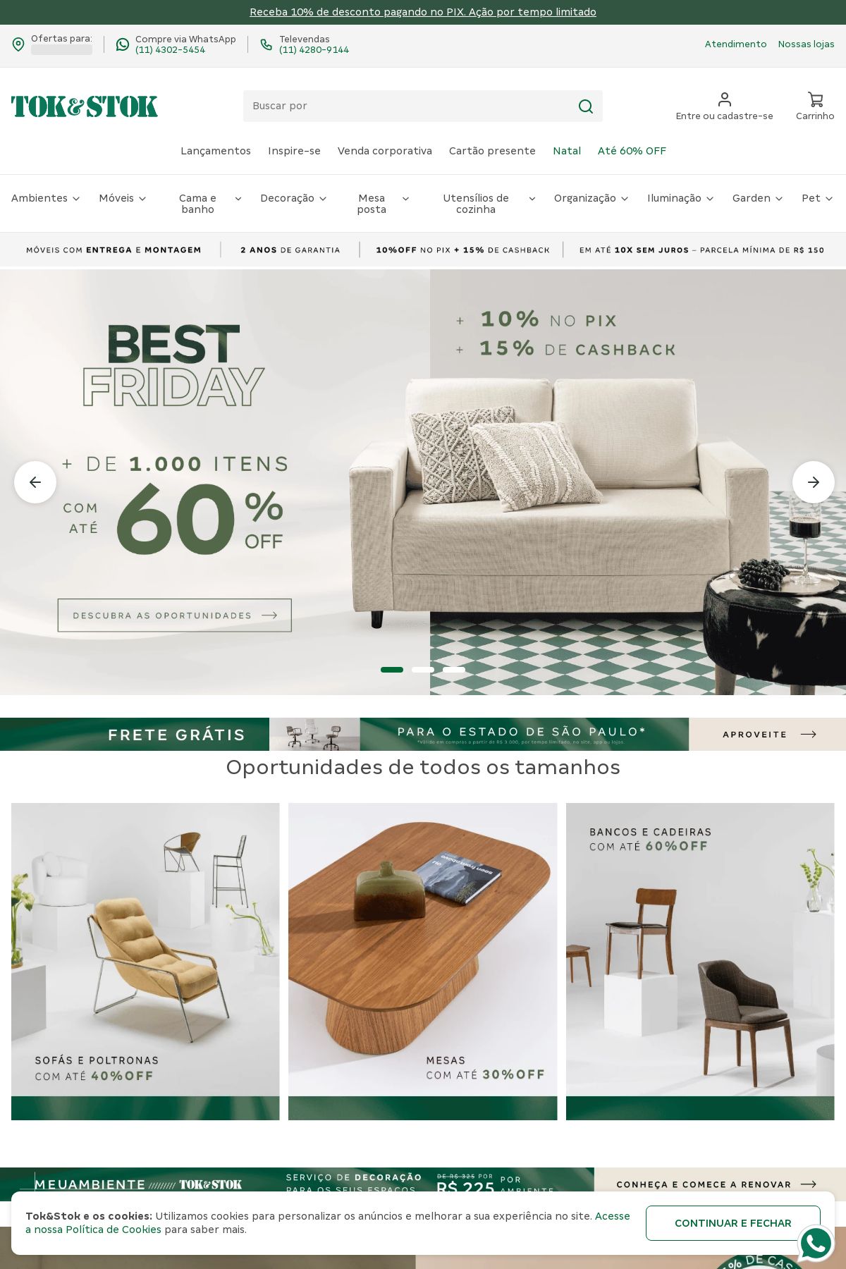Folheto Tok&Stok 24.11.2025 - 03.12.2025