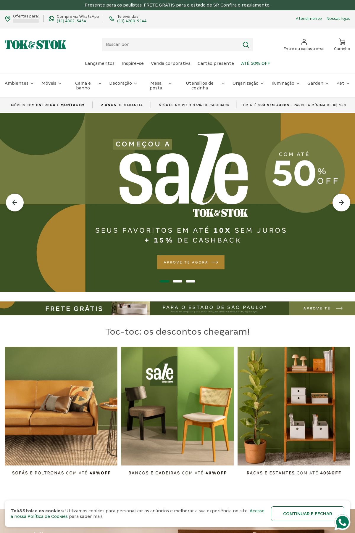 Folheto Tok&Stok 21.07.2025 - 30.07.2025