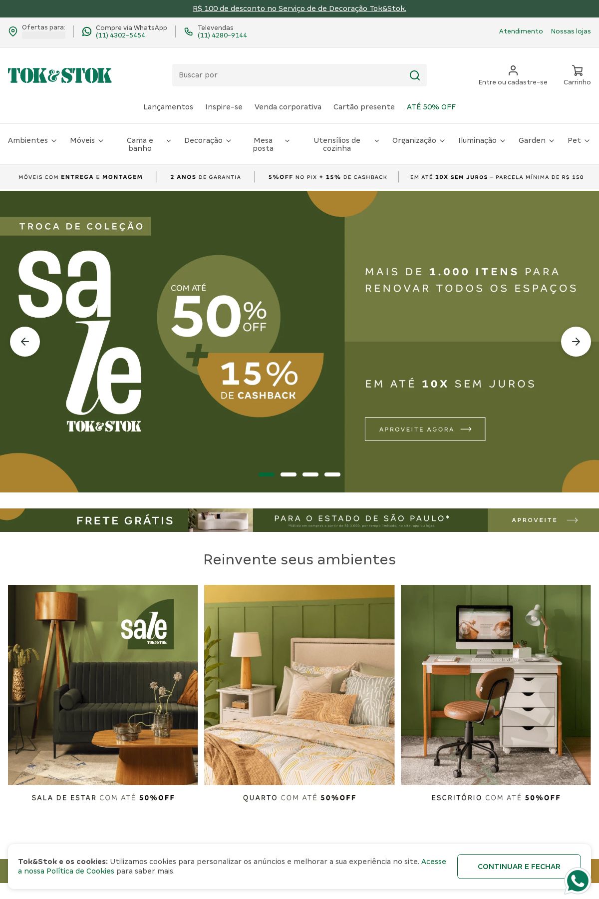 Folheto Tok&Stok 28.07.2025 - 06.08.2025
