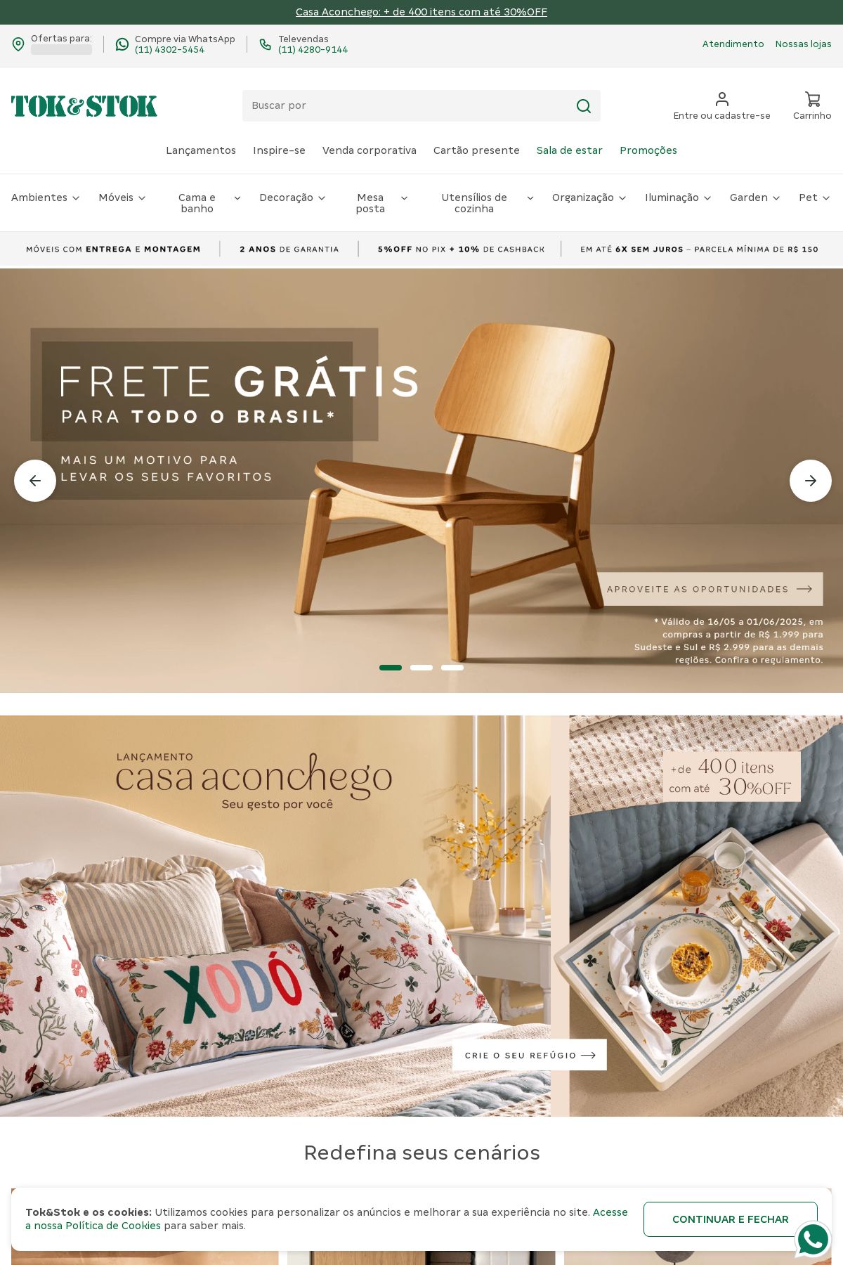Folheto Tok&Stok 26.05.2025 - 04.06.2025