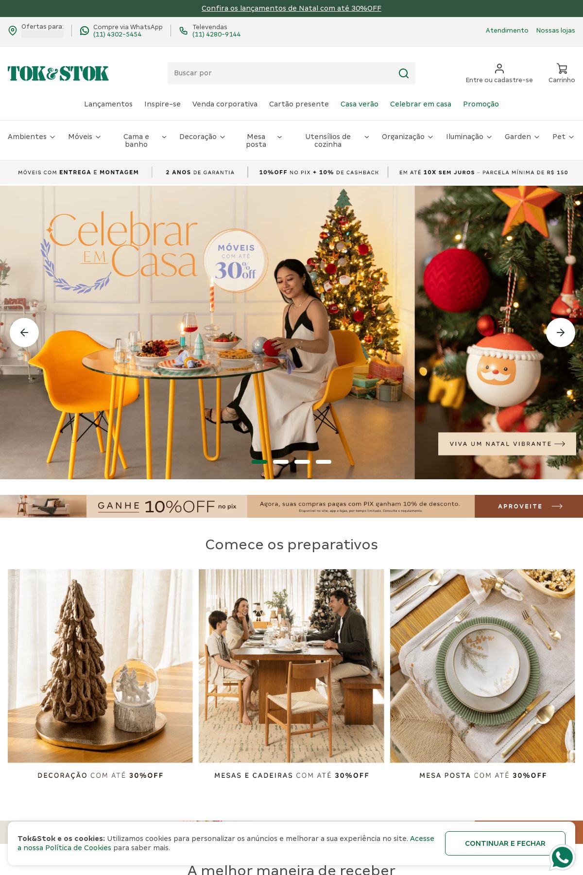 Folheto Tok&Stok 03.11.2025 - 12.11.2025
