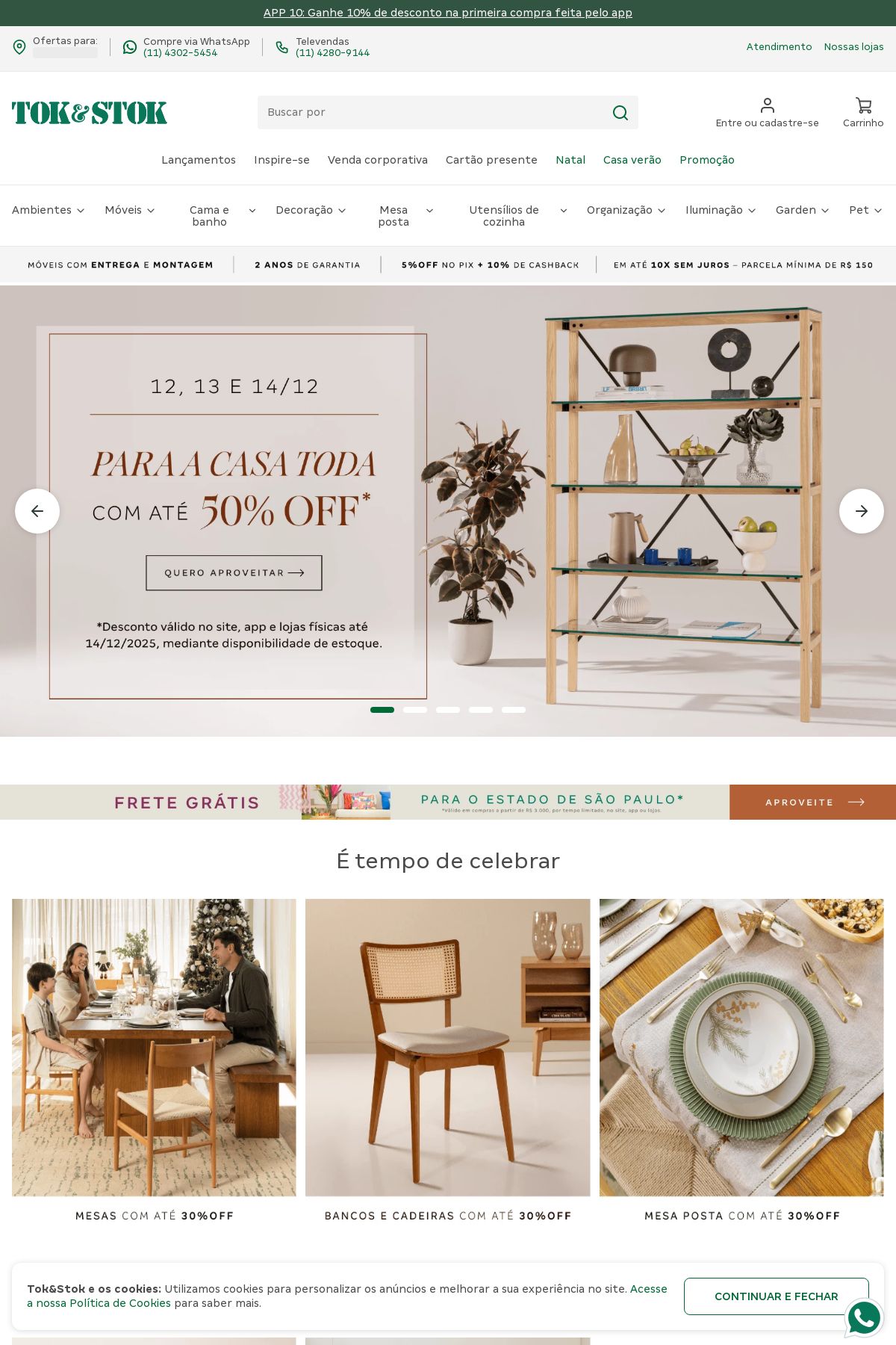 Folheto Tok&Stok 15.12.2025 - 24.12.2025