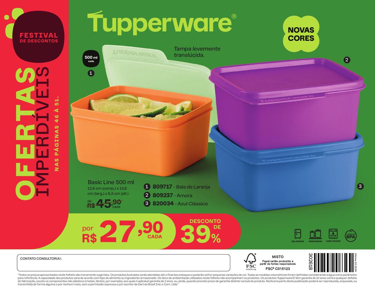 Folheto Tupperware 01.10.2024 - 31.10.2024