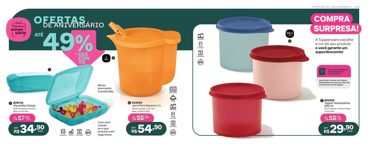 Folheto Tupperware 16.05.2024 - 31.05.2024