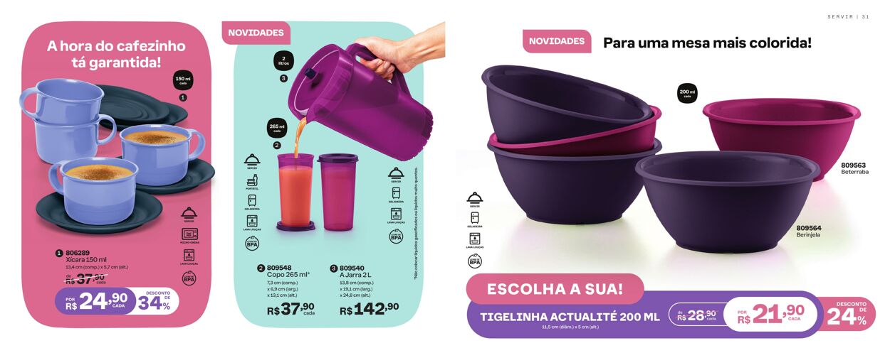 Folheto Tupperware 16.05.2024 - 31.05.2024