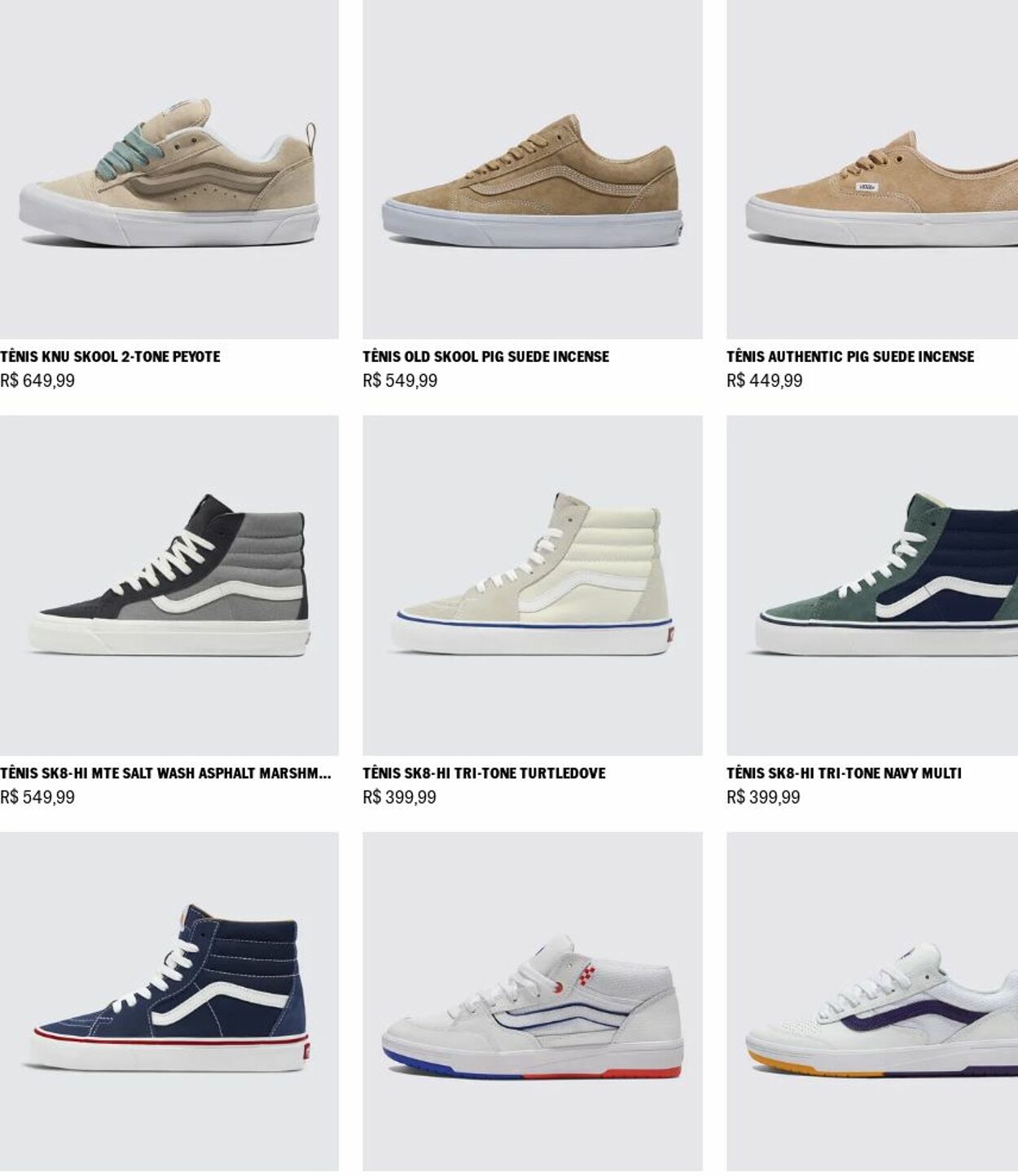 Folheto Vans 23.09.2024 - 02.10.2024