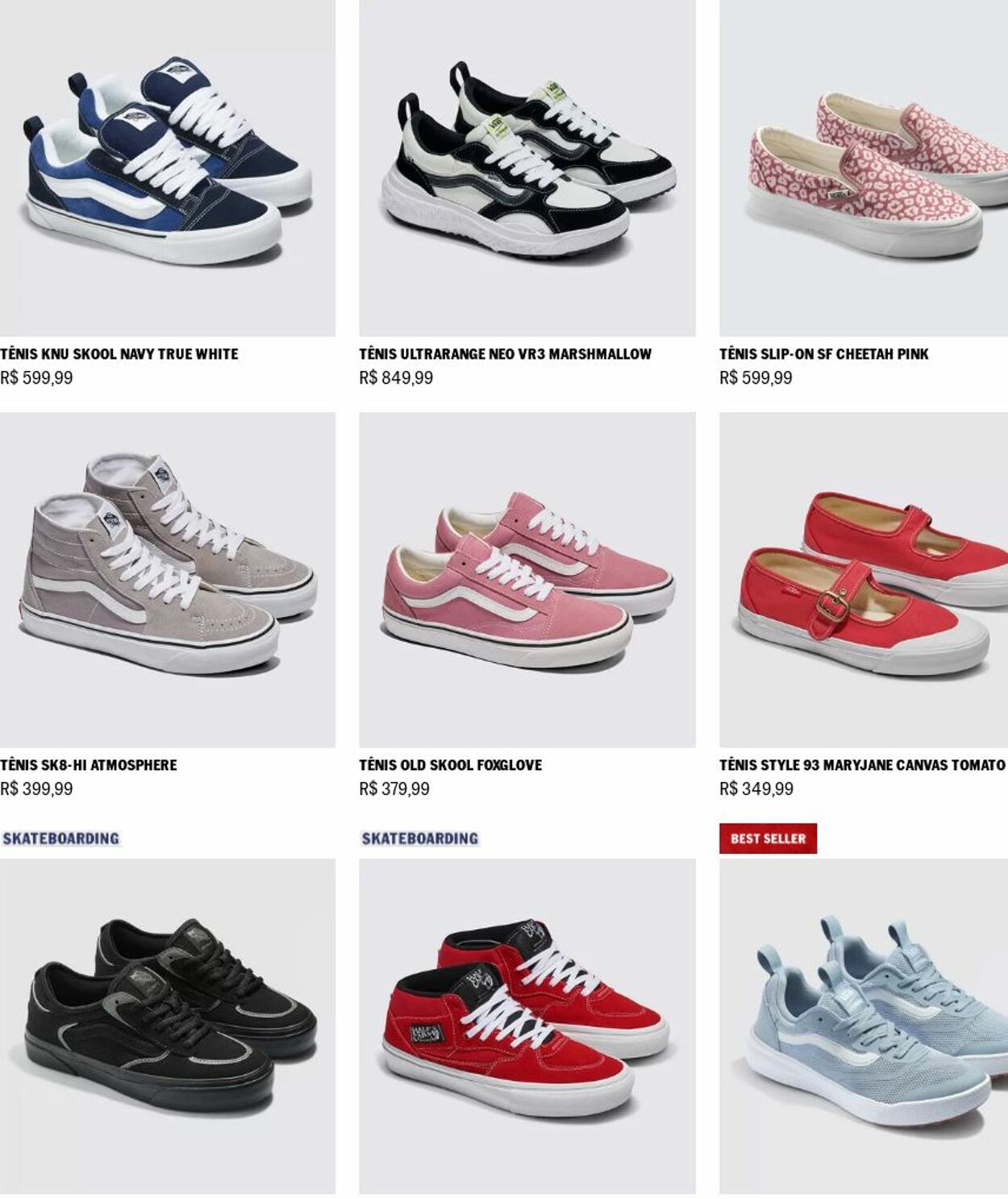 Folheto Vans 29.07.2024 - 07.08.2024