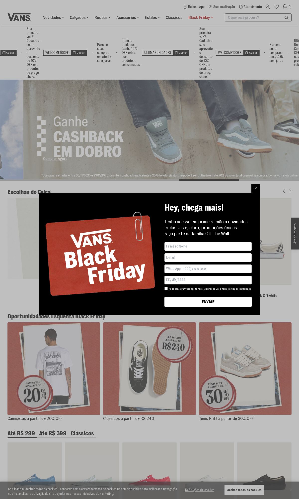 Folheto Vans 10.11.2025 - 19.11.2025