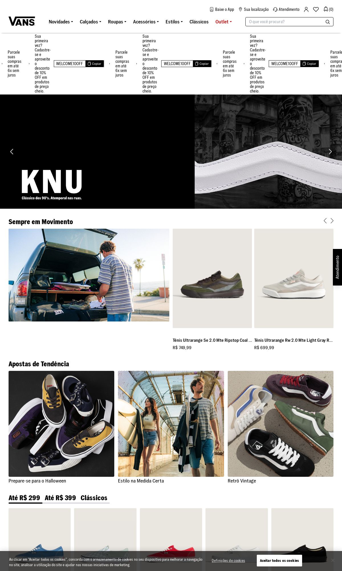Folheto Vans 20.10.2025 - 29.10.2025